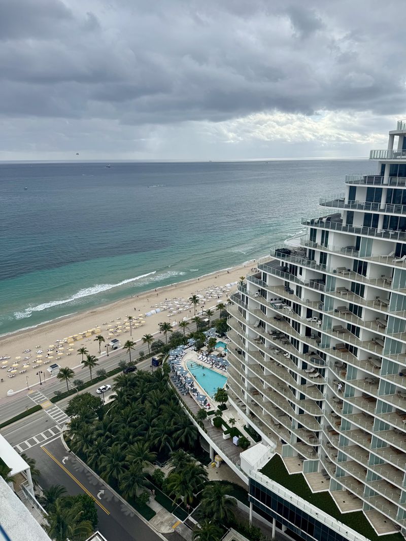 Beachfront high-rise resort in Fort Lauderdale, Florida